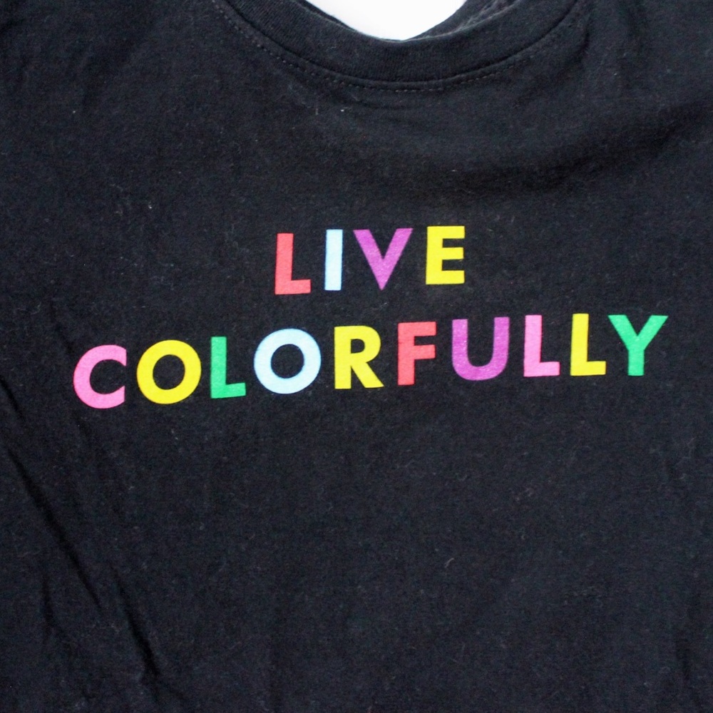 Kate Spade Live Colorfully T-shirt Medium